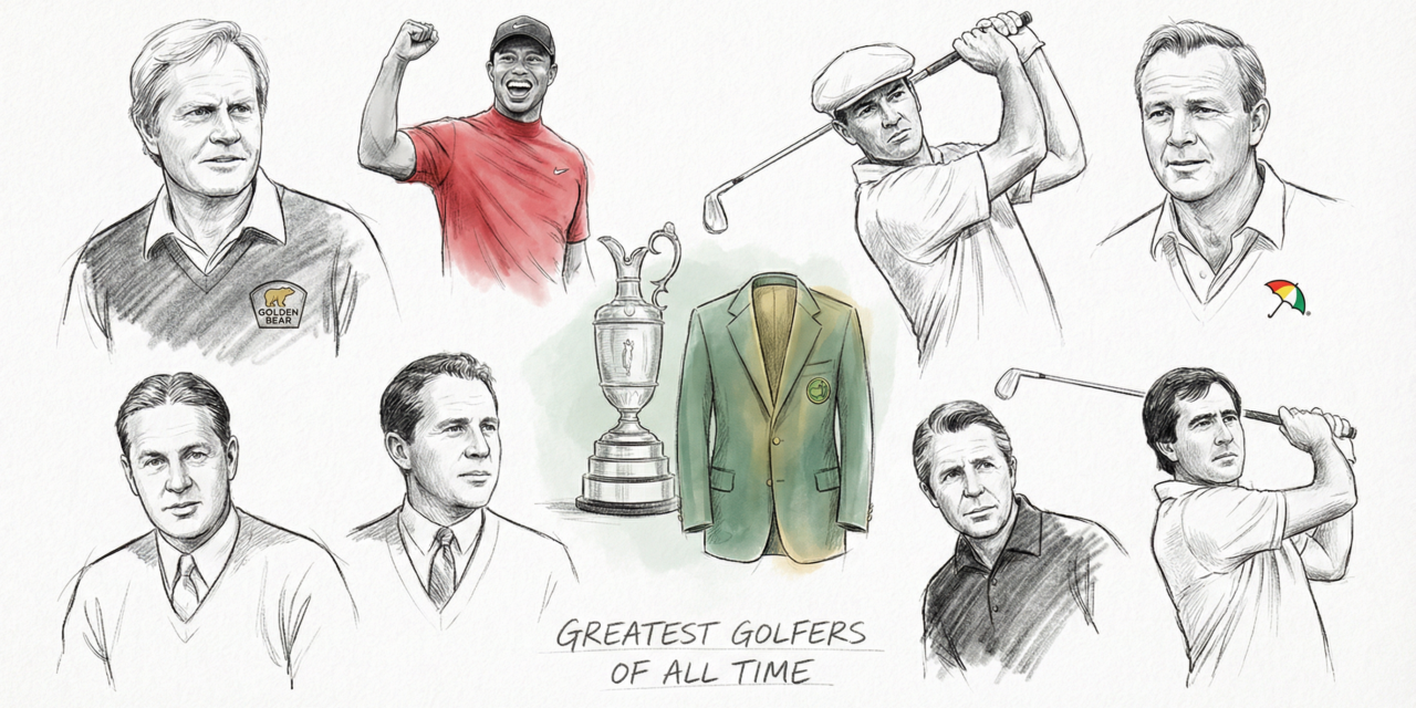 Der beste Golfer aller Zeiten: Legenden, Rekorde und die ewige Debatte