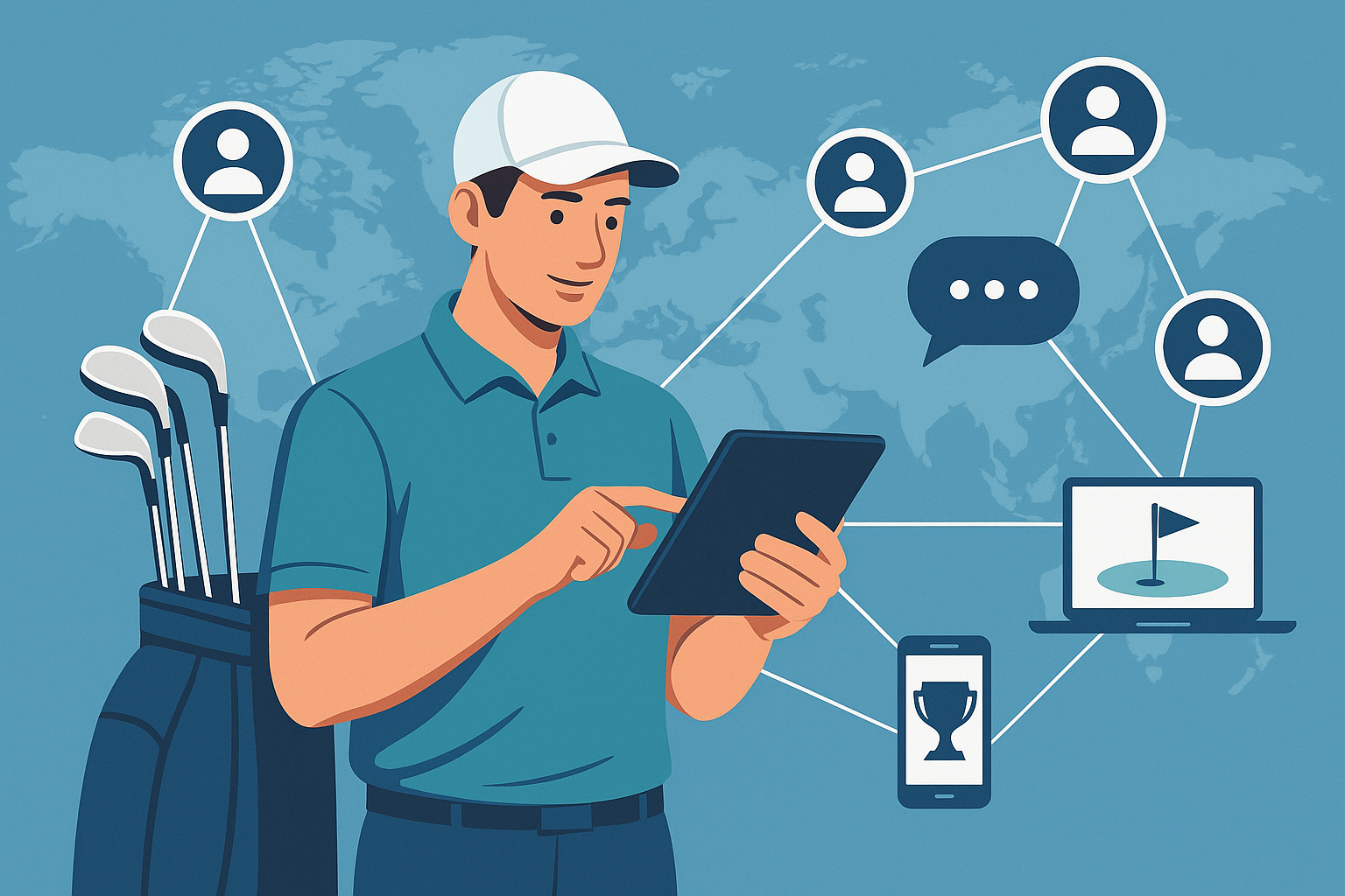 Digitale Golf-Communities: Online-Netzwerke und Events